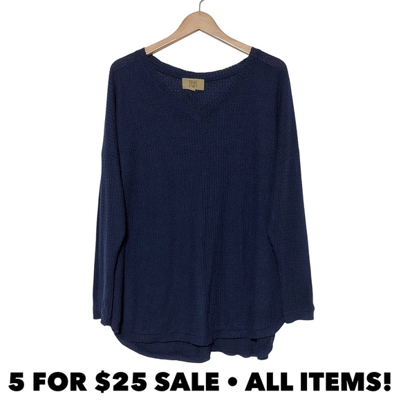 True Craft Tops - True Craft Waffle Knit Top